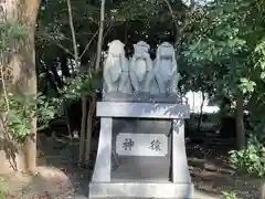 不乗森神社の狛犬