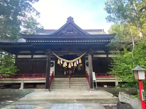 軽米八幡宮の本殿・本堂