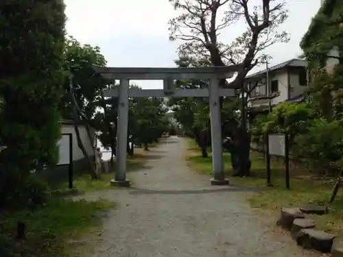 琵琶島神社の鳥居