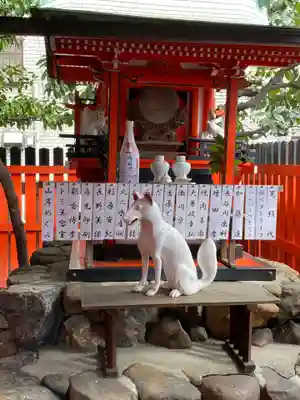 元祇園梛神社・隼神社の狛犬