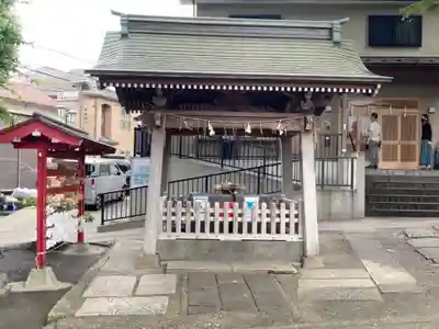 滝野川八幡神社の手水舎