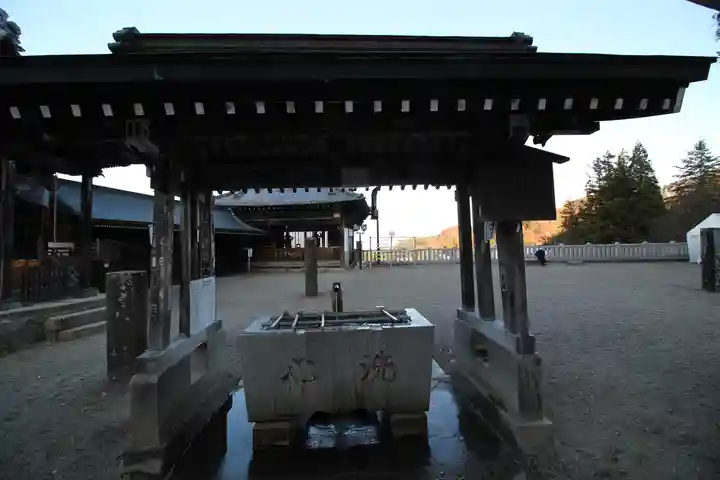 北向観音の手水舎