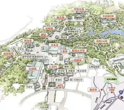 成田山新勝寺のその他建物