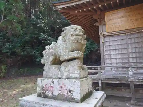 白山神社の狛犬