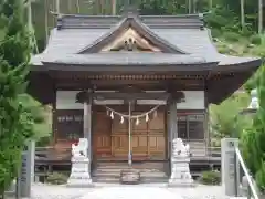 織笠八幡宮の本殿