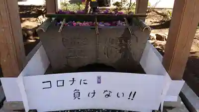 北本氷川神社の手水舎