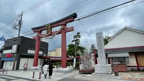 笠間稲荷神社の鳥居