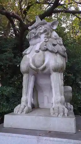 寒川神社の狛犬