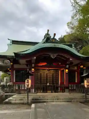市谷亀岡八幡宮の本殿・本堂