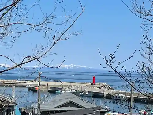 砂原稲荷神社の景色