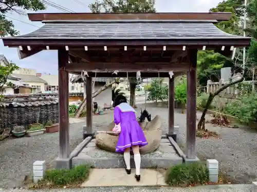 政彦神社の手水