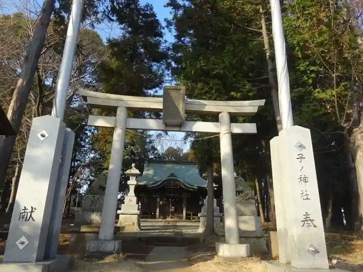 子ノ神社(早野)の鳥居