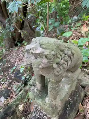 蓬島弁財天の狛犬