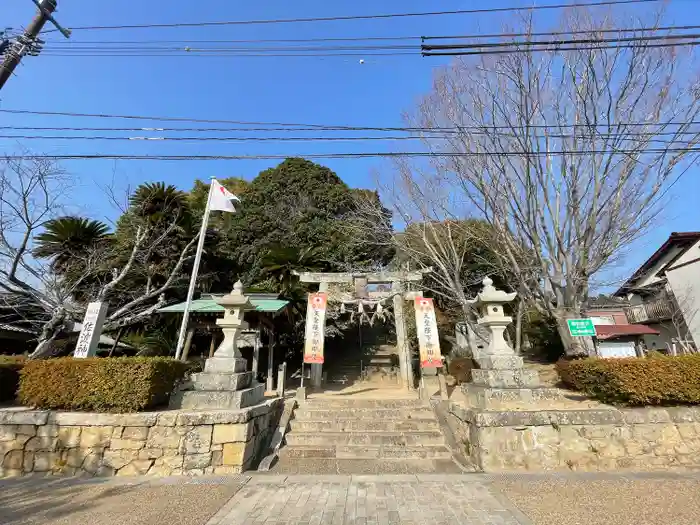 周防國総社宮 佐波神社の鳥居