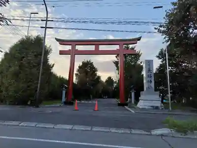 美瑛神社の鳥居