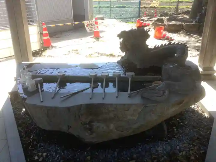 不乗森神社の手水舎