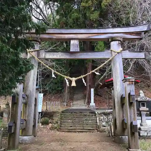 西金砂神社の鳥居