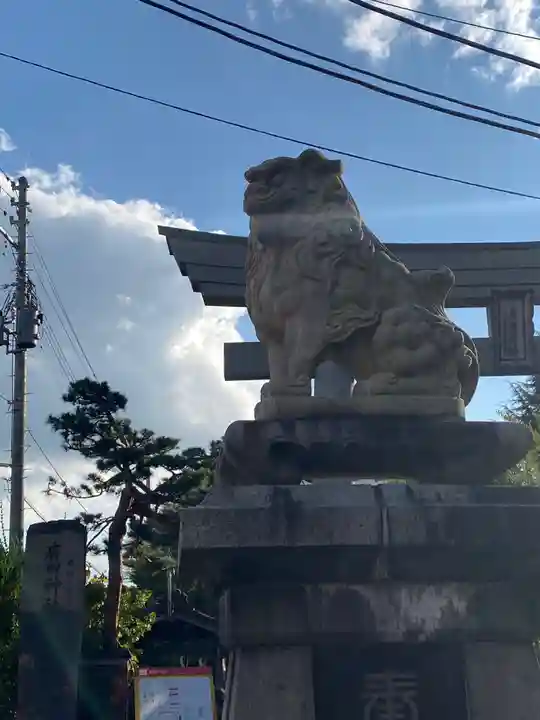 廣田神社~病厄除守護神~の狛犬