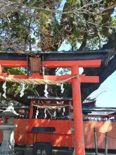 龍田神社の鳥居