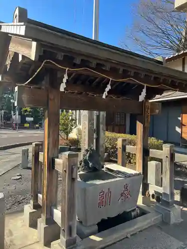 日枝神社の手水