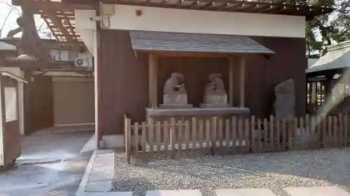 調神社の狛犬