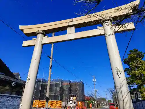 十所社の鳥居