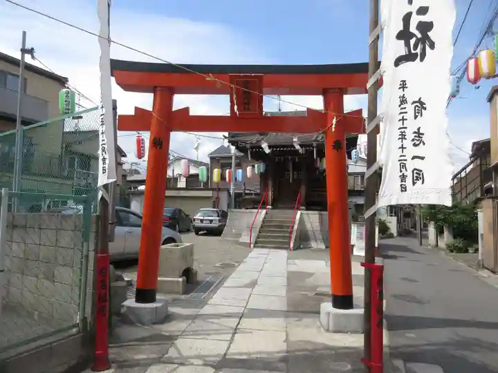 白魚稲荷神社の鳥居