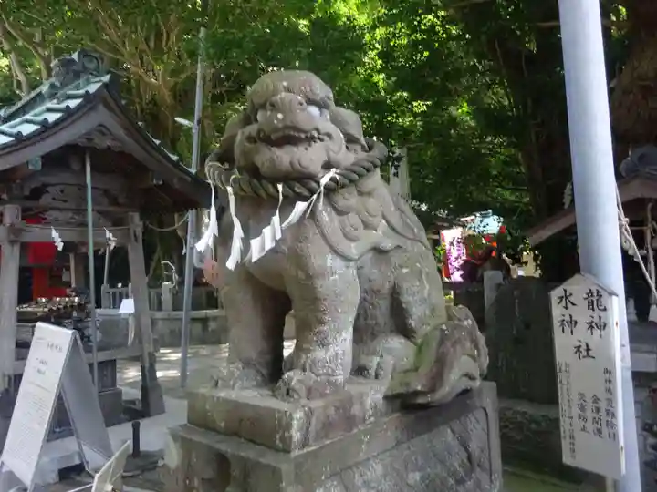海南神社の狛犬