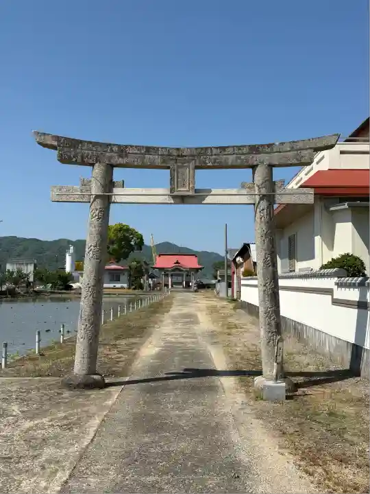 皇子神社の鳥居