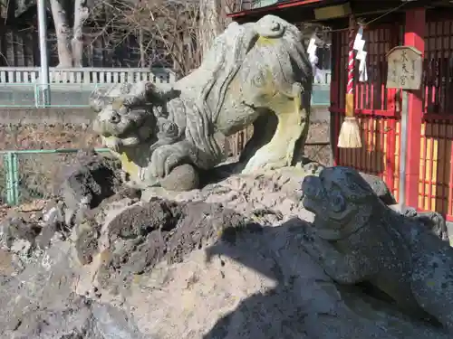 小室浅間神社の狛犬