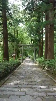 大神山神社奥宮の鳥居