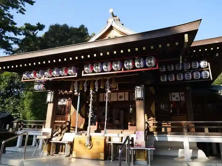 中野沼袋氷川神社の本殿・本堂