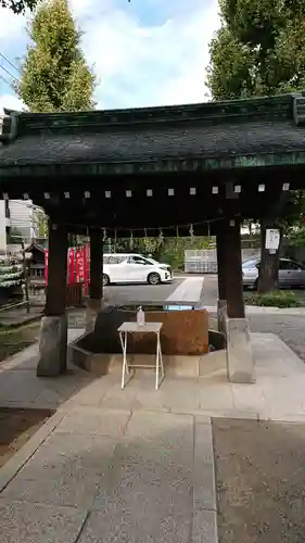 麻布氷川神社の手水舎