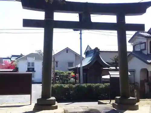 神明神社の鳥居