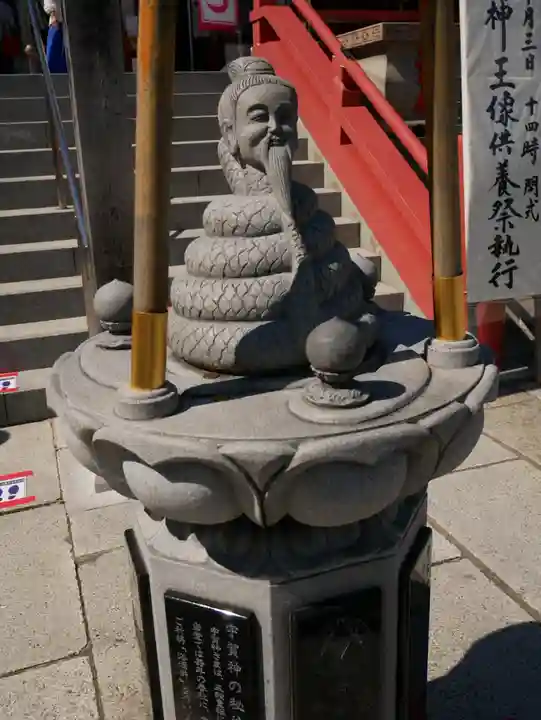 寛永寺不忍池弁天堂の像