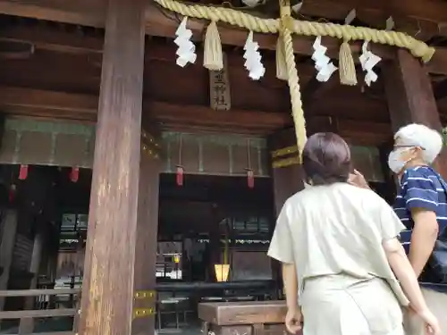 飛鳥坐神社の本殿