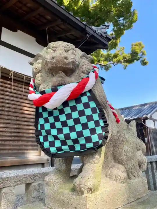 玉田神社の狛犬