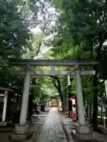 神明氷川神社の鳥居
