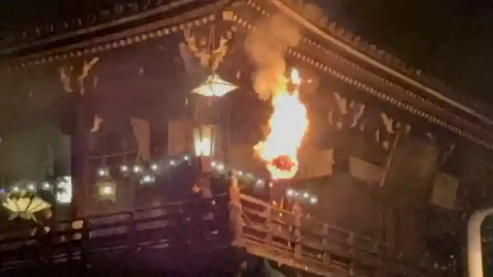 東大寺 二月堂のお祭り