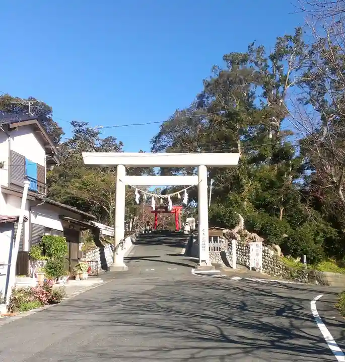 矢奈比賣神社(見付天神)の鳥居