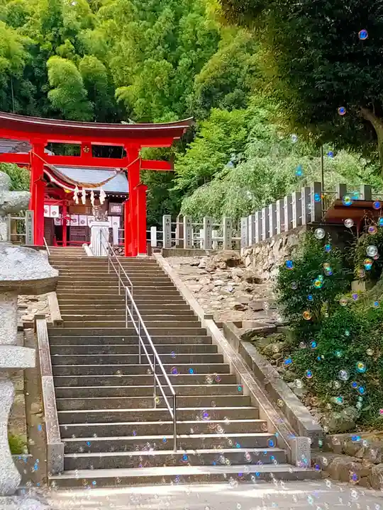 小川諏訪神社の鳥居