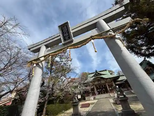 植田八幡宮の鳥居