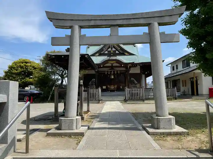 鵜ノ木八幡神社の鳥居
