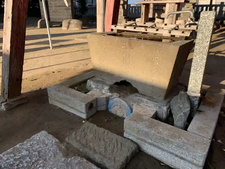 稲生神社の手水舎