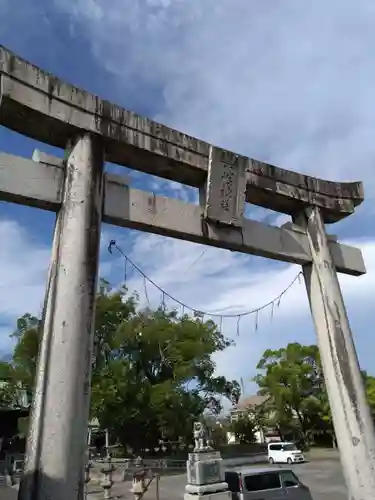 下庄八幡神社の鳥居