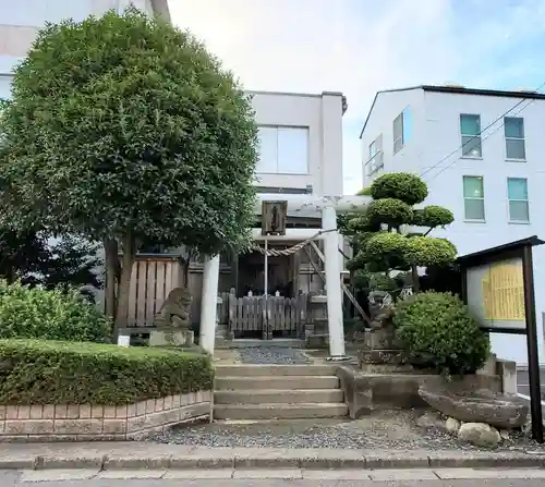 安積雷神社の景色