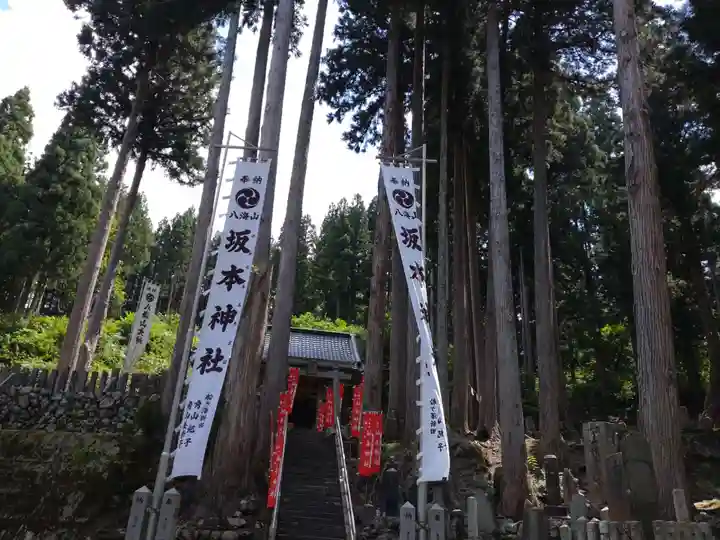 八海山坂本神社の鳥居