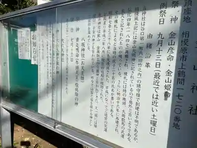 金山神社の歴史