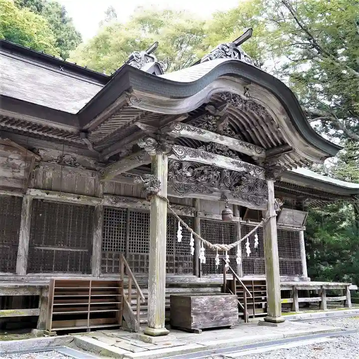 木幡山隠津島神社(二本松市)の本殿・本堂