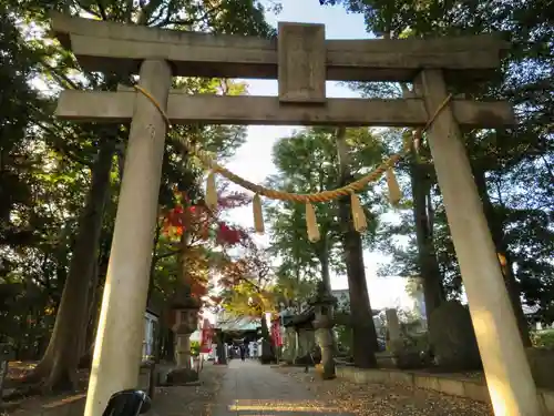 篠原八幡神社の鳥居